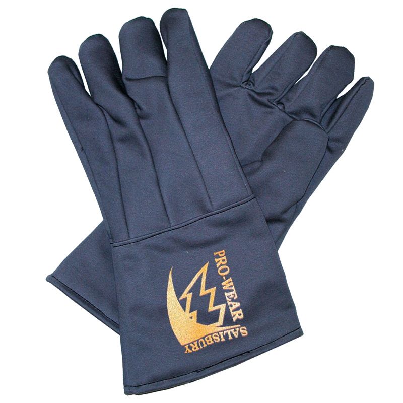 Arc Flash Gloves 12 Cal/cm2,Navy Blue, Salisbury