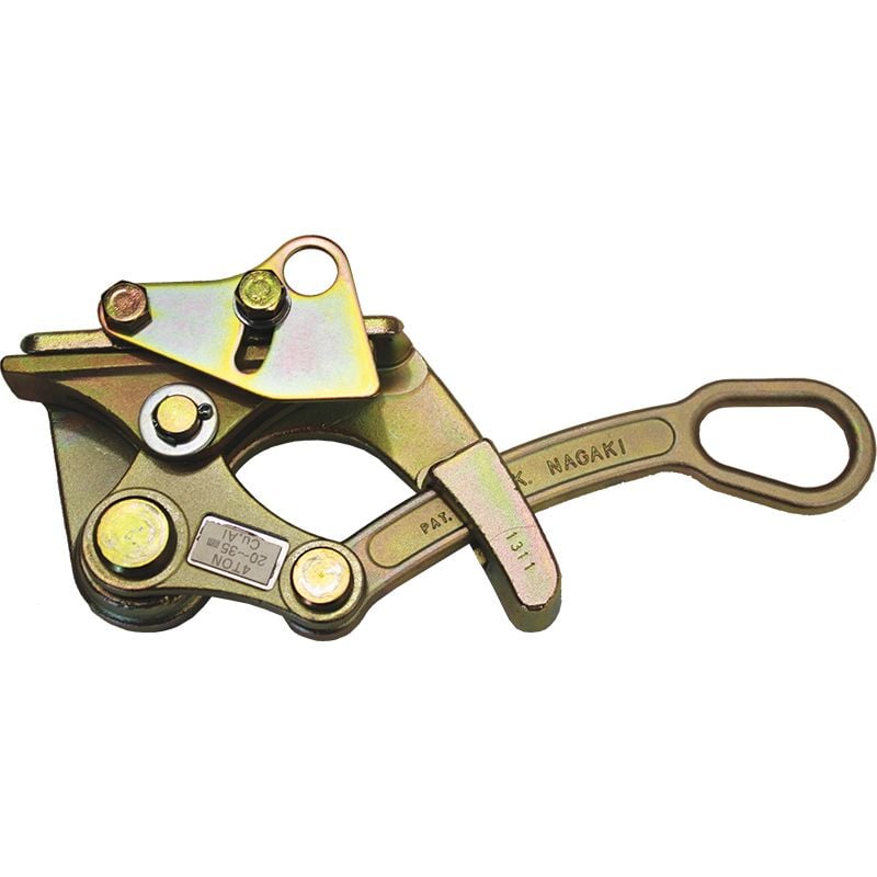 Grip, wire, 20-35mm, Bare AL, ACSR, 40kN, 4T, WLL, safety latch, spring ...