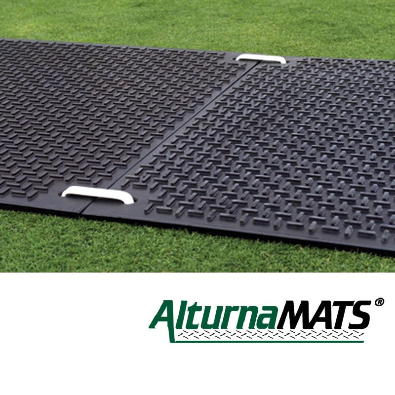 TEN Group Mat, ground protection, black, 2400x1200mm, load 60T, 2 x