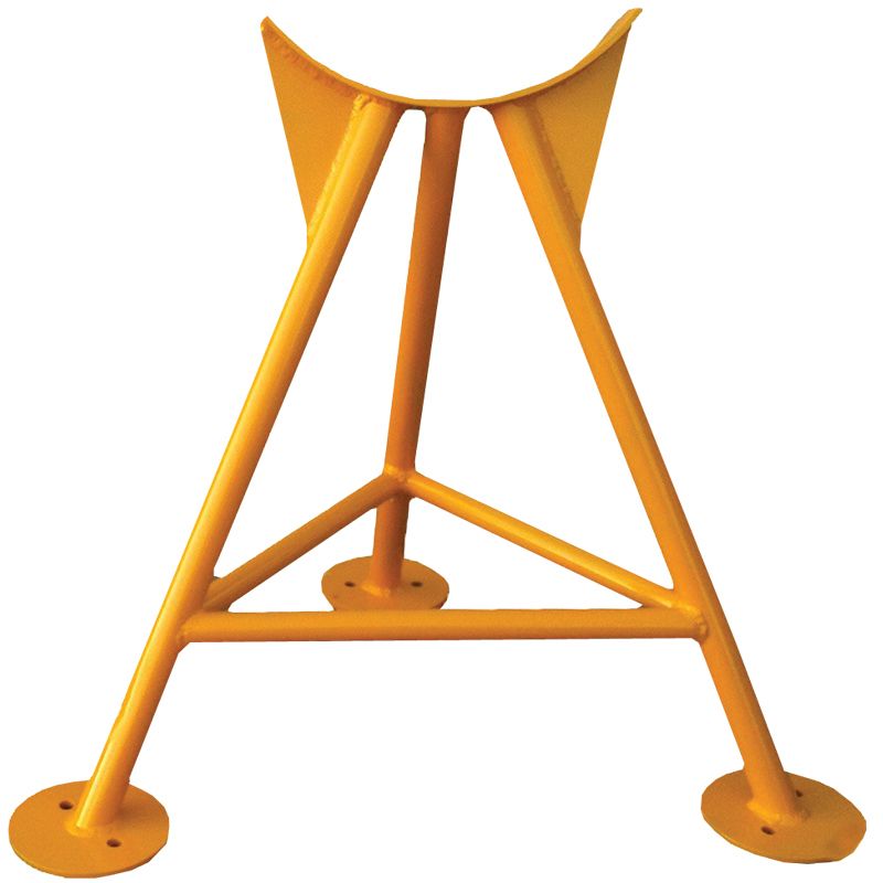 Pole Stand LightweightAluminium Powder Coat Yellow,4000kg WLL, 900H x