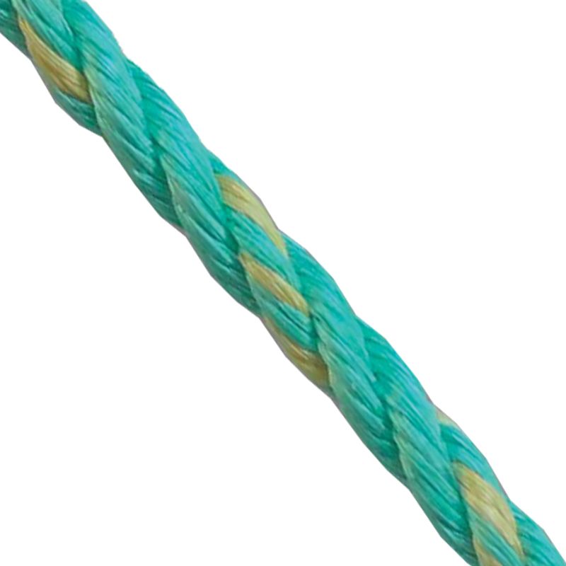 Rope, polypropylene, aquatec, green / gold fleck, 20mm x 250m, 67.7kN ...