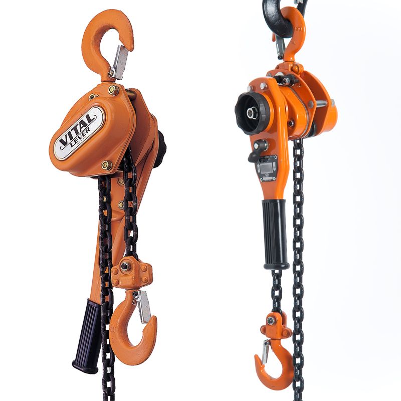 Hoist, ratchet, chain, 6.3T, 1.5m lift, VR lever block, OL protection ...