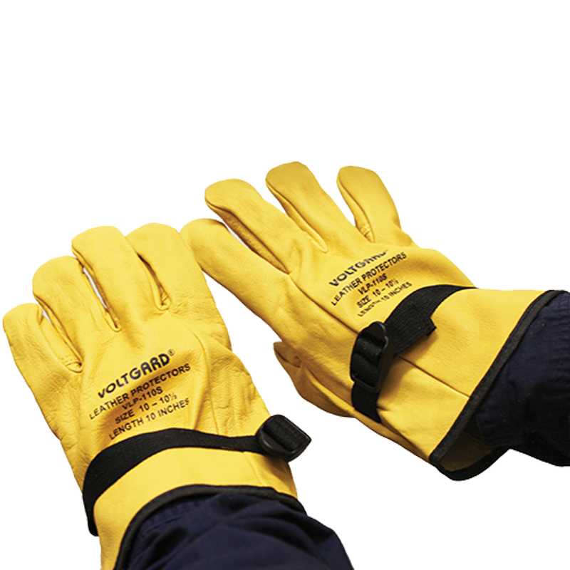 Gloves, outer, leather, LV, goatskin, strap, 250mm, 10, size 11