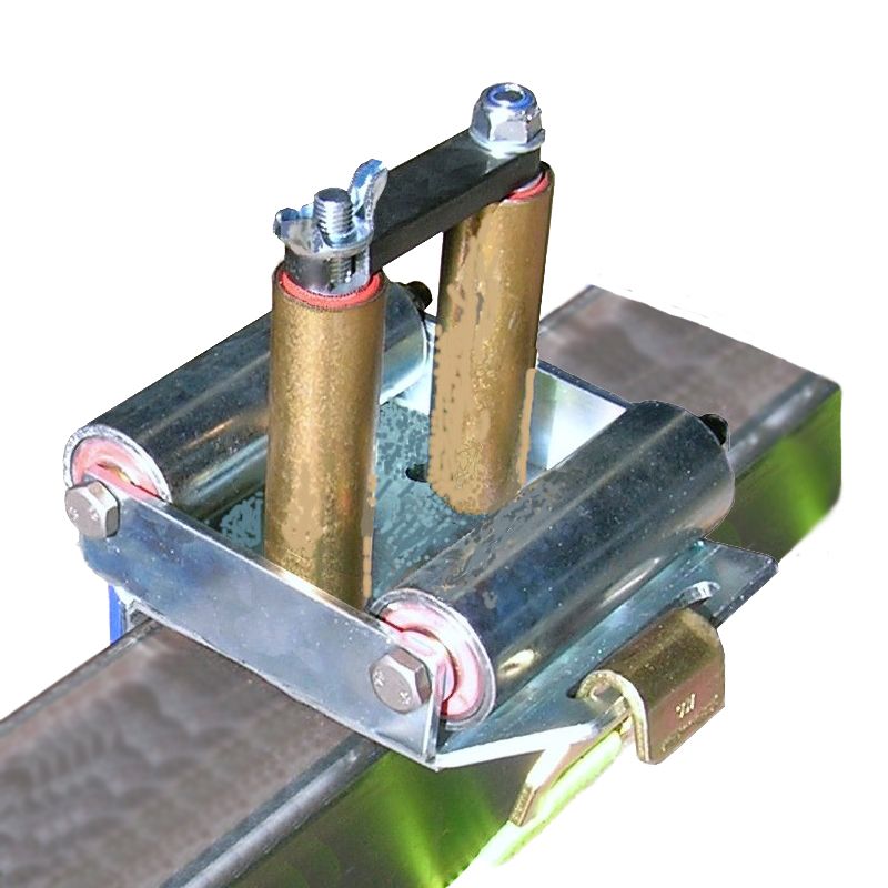 Roller, X-arm, 1 large roller, Ratchet strap for X-arm/pole with rubber ...