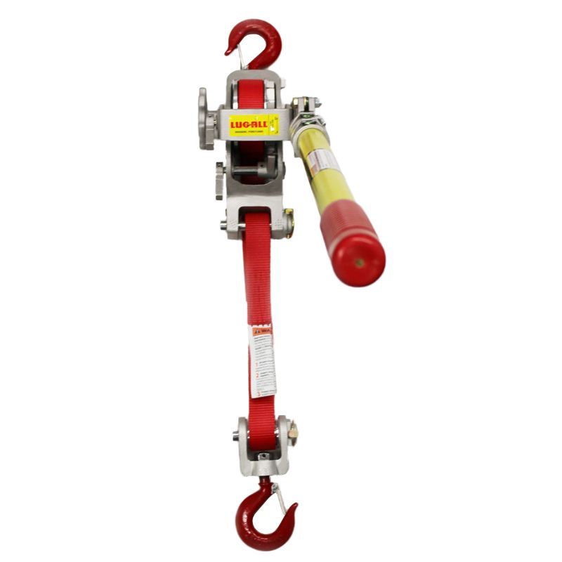 Hoist, ratchet, web, sgl 2.1m/ 680kg, dbl 1.1m/1360kg, 590mm hdl
