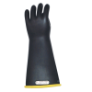 E114YB-9 - Gloves, rubber, yellow black,