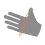 E0011R-10 - Gloves, rubber, red, 280mm,