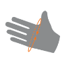 E0011R-7 - Gloves, rubber, red, 280mm,