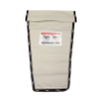 TENM408 - Bag, glove, canvas, white,
