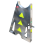 PS-AF-4T-L - Pole stand, Aluminium, flat