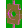 K3.5-C35 - Die, 3.5T, hex, Cu, 9.2mm AF,