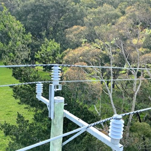 Amokabel covered conductor