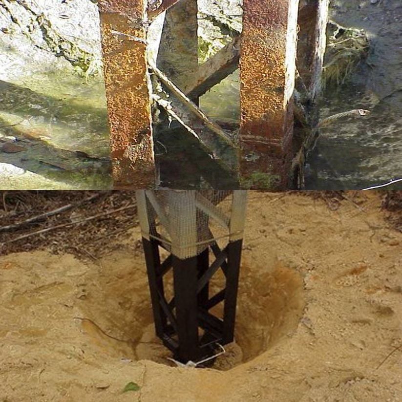 Before and after painting with INDURAGUARD 9200